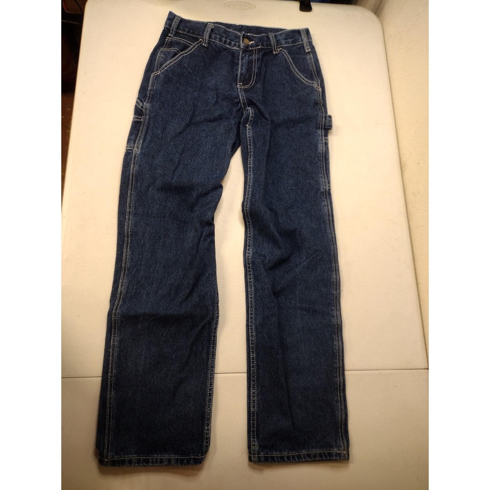 J. Galt Women Dark‎ Wash Carpenter Denim Jeans Blue Size S